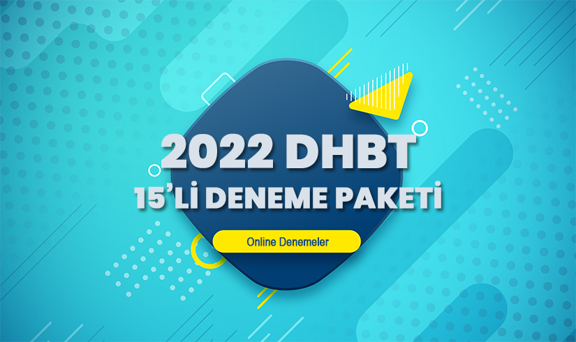 2022 DHBT 15'li Online Deneme Sınavı Paketi