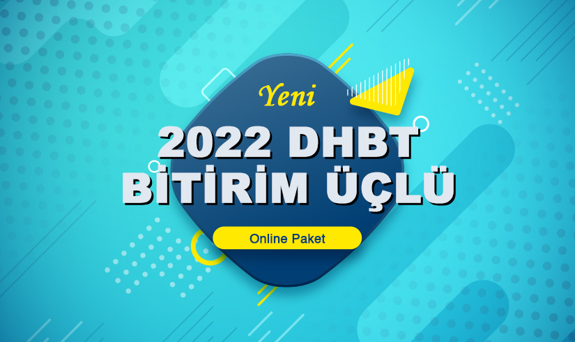 2022 DHBT Bitirim Üçlü Online Paket (Canlı Kamplar ve Online Deneme)
