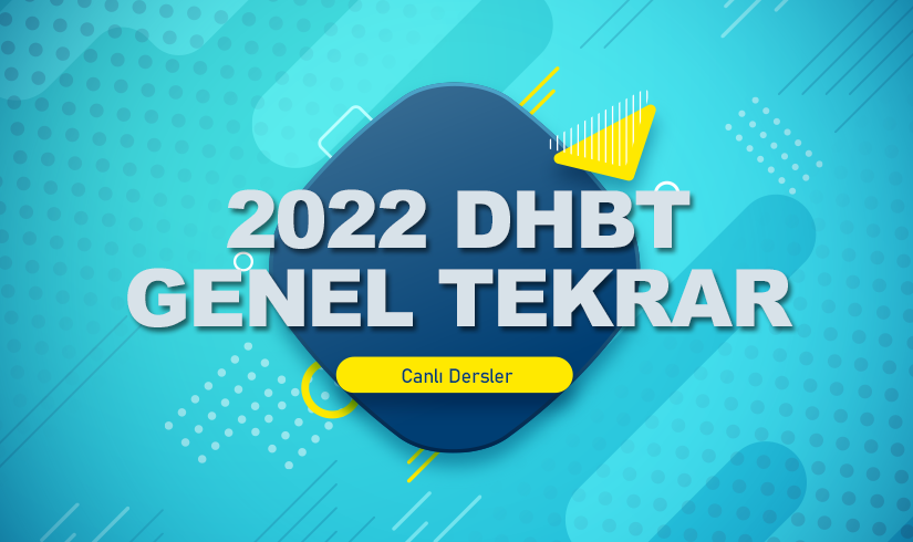2022 DHBT Online (Canlı) Genel Tekrar Kampı