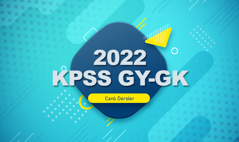 2022 KPSS Genel Yetenek - Genel Kültür Online (Canlı) Kurs