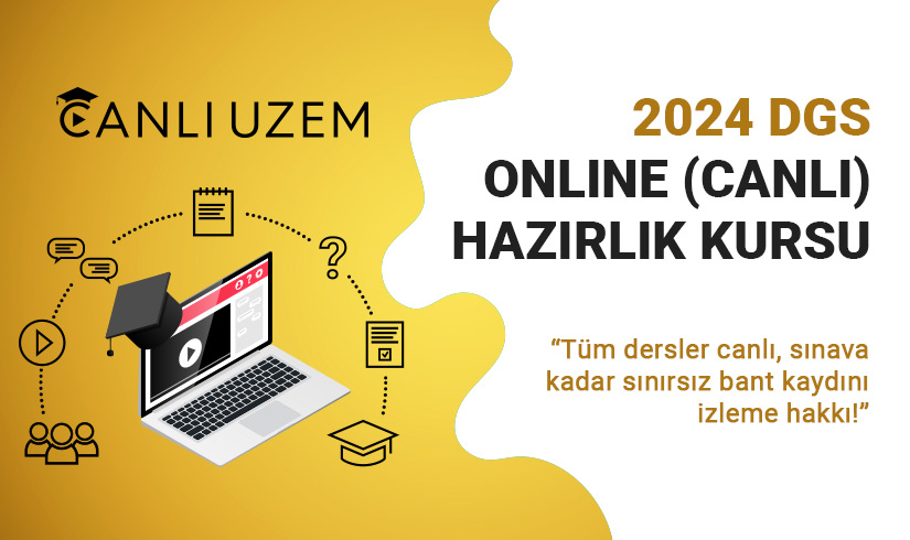 2024 DGS Online (Canlı) Hazırlık Kursu