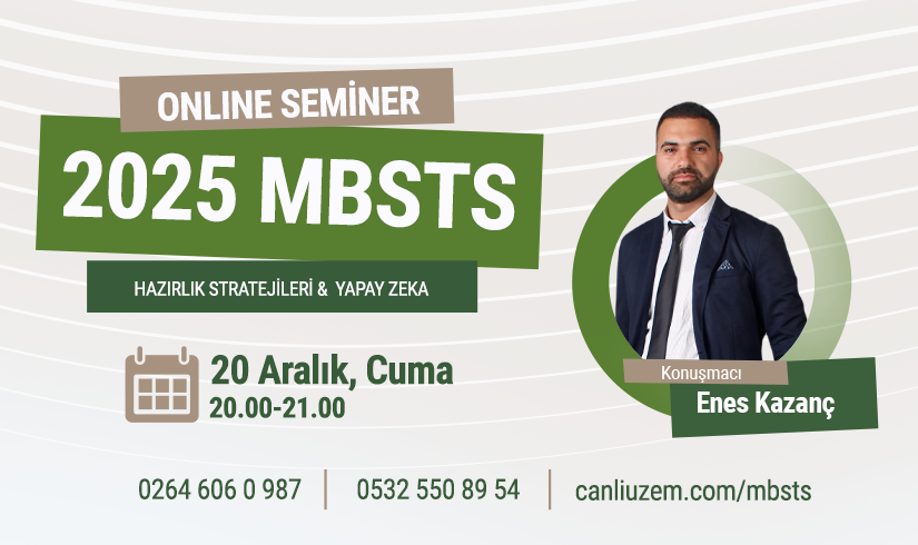 2025 MBSTS Hazırlık Stratejileri ve Yapay Zeka Destekli Eğitimle Başarı