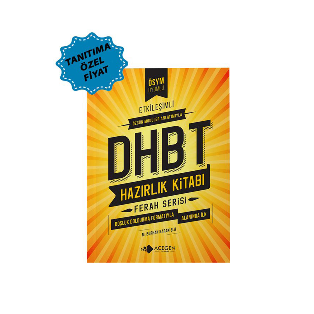 Boşluk Doldurmalı DHBT Hazırlık Kitabı